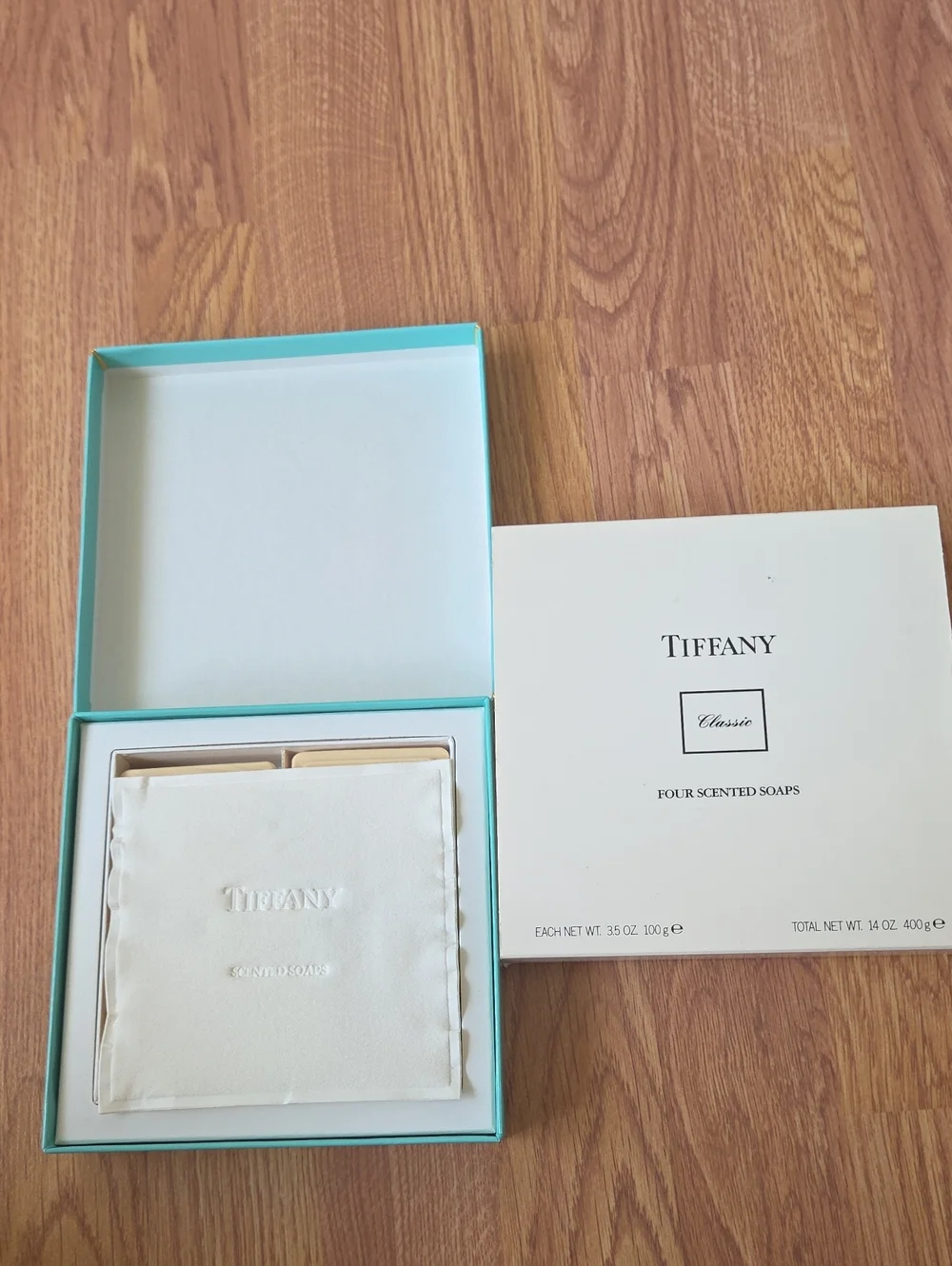 Tiffany & Co. Classic 4 Scented Soaps SEALED 14oz NWT In Box